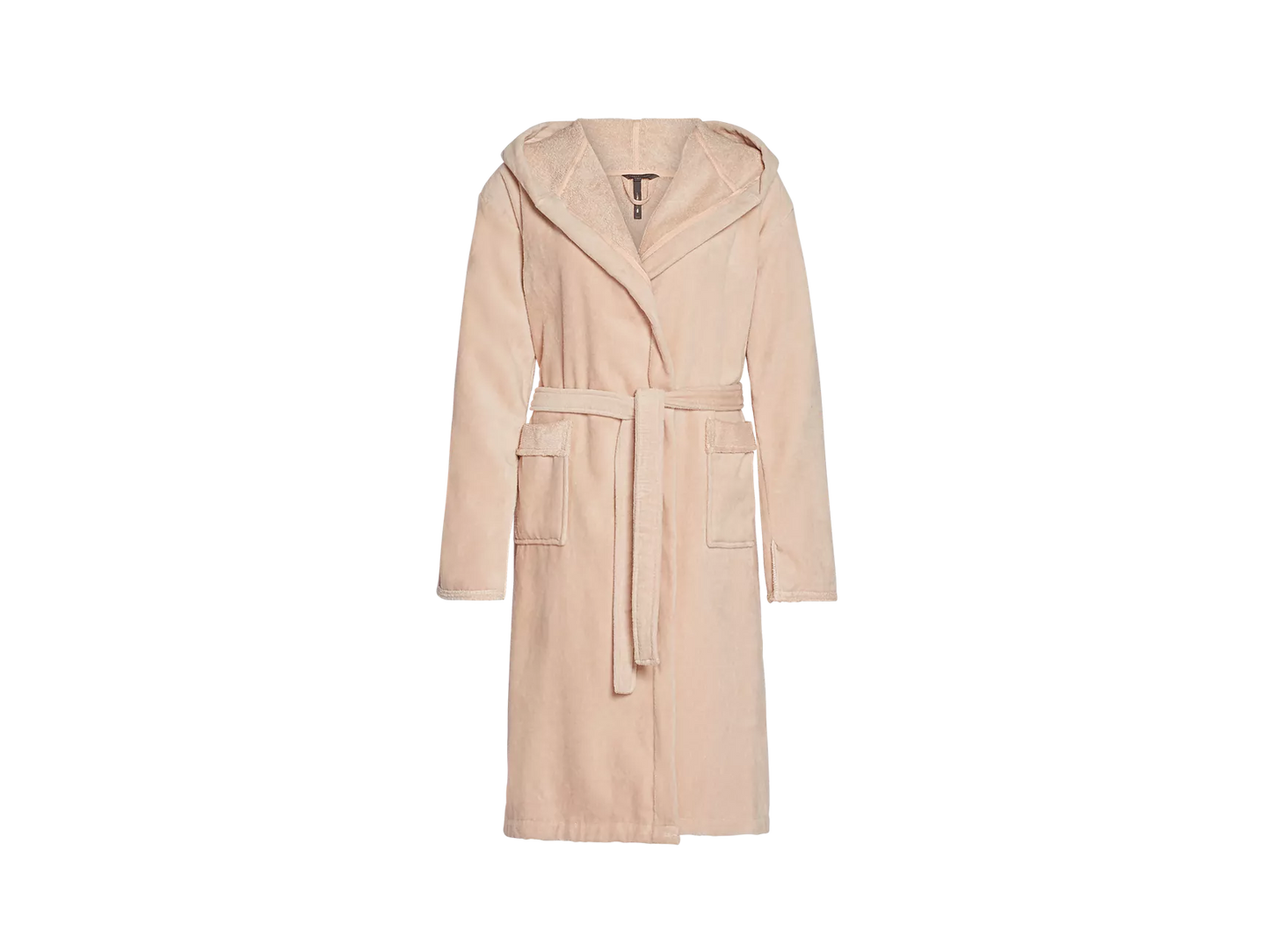 Super Smooth Cotton Bathrobe Women M Pale Pink