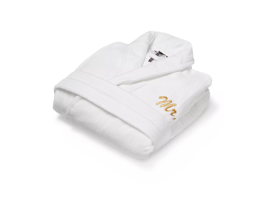 Mr Bathrobe - White - S